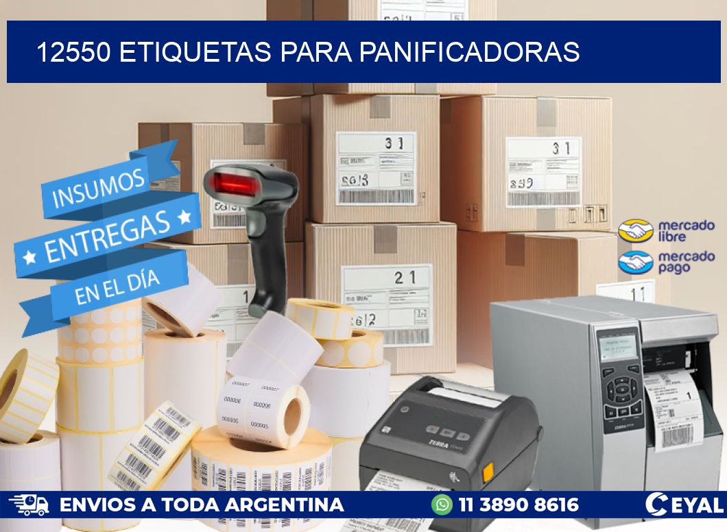 12550 ETIQUETAS PARA PANIFICADORAS
