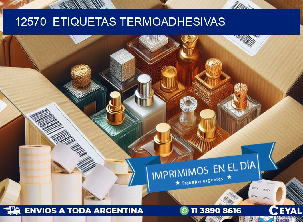 12570  ETIQUETAS TERMOADHESIVAS