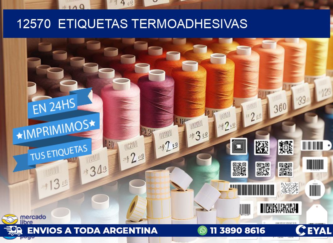 12570  ETIQUETAS TERMOADHESIVAS