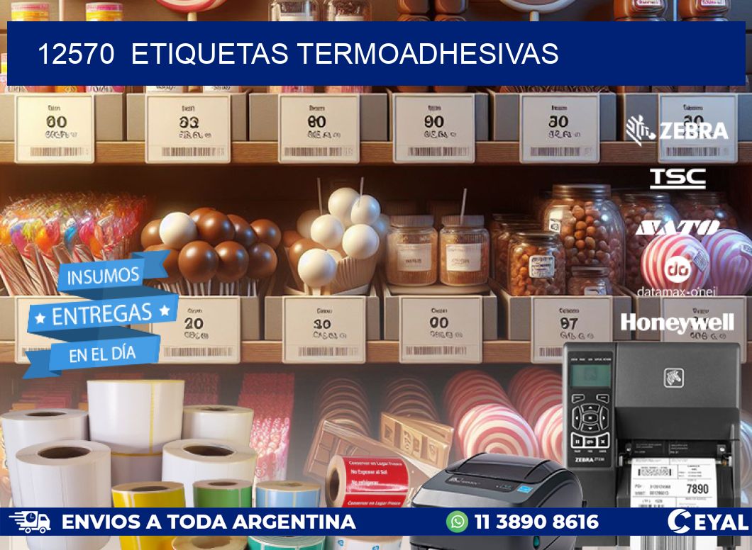 12570  ETIQUETAS TERMOADHESIVAS