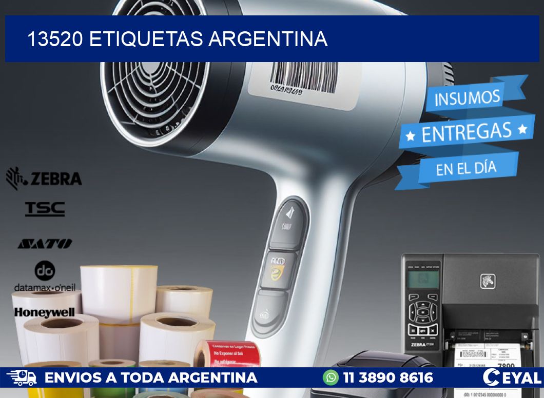 13520 ETIQUETAS ARGENTINA