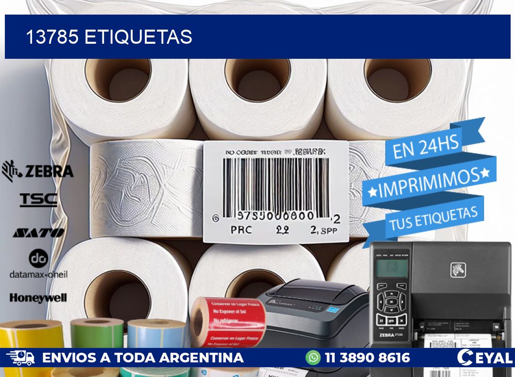 13785 ETIQUETAS