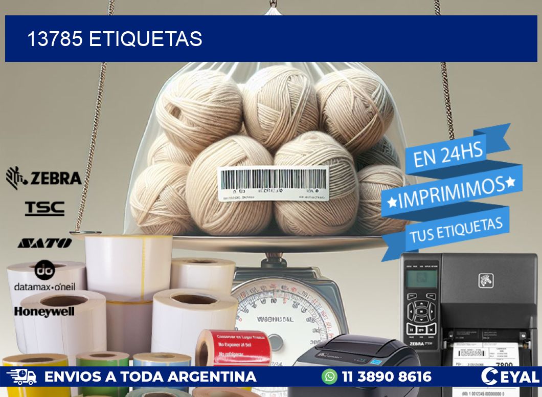 13785 ETIQUETAS