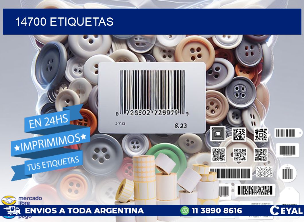 14700 ETIQUETAS