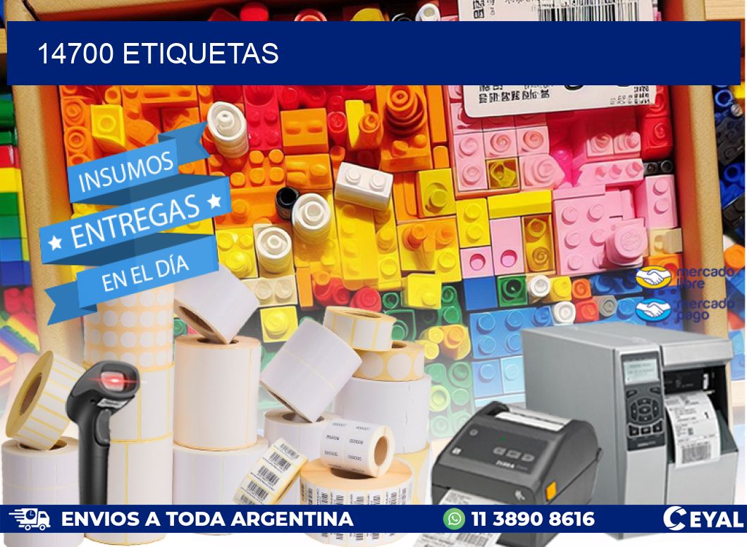 14700 ETIQUETAS