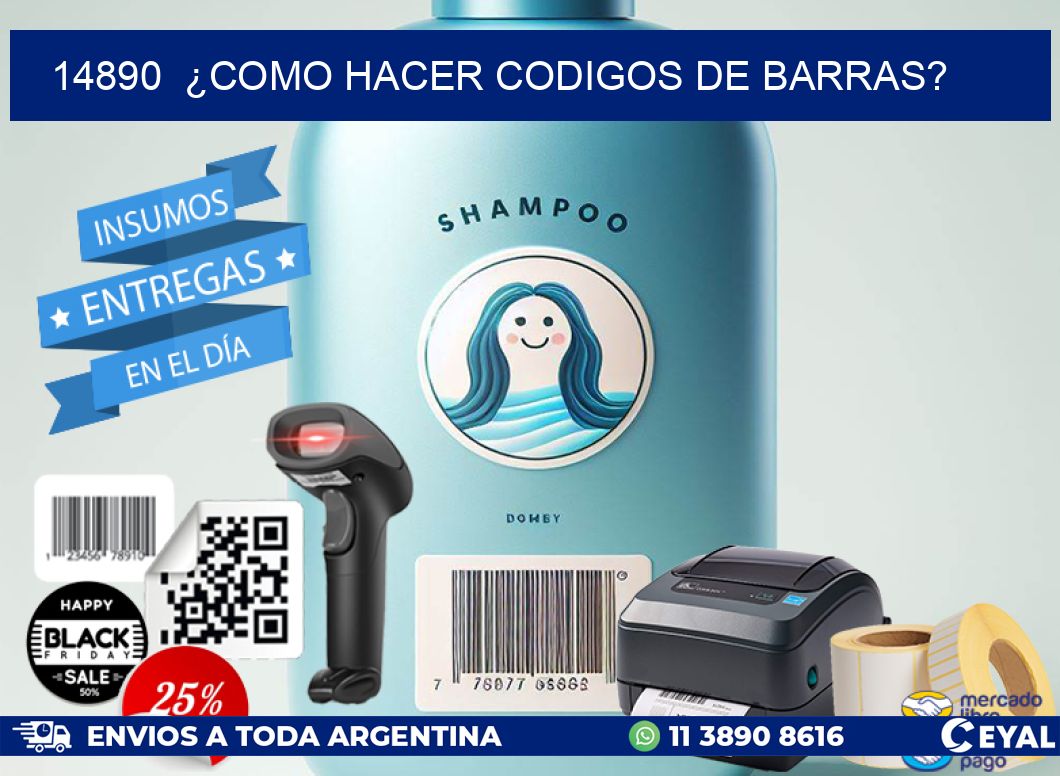 14890 ¿COMO HACER CODIGOS DE BARRAS?