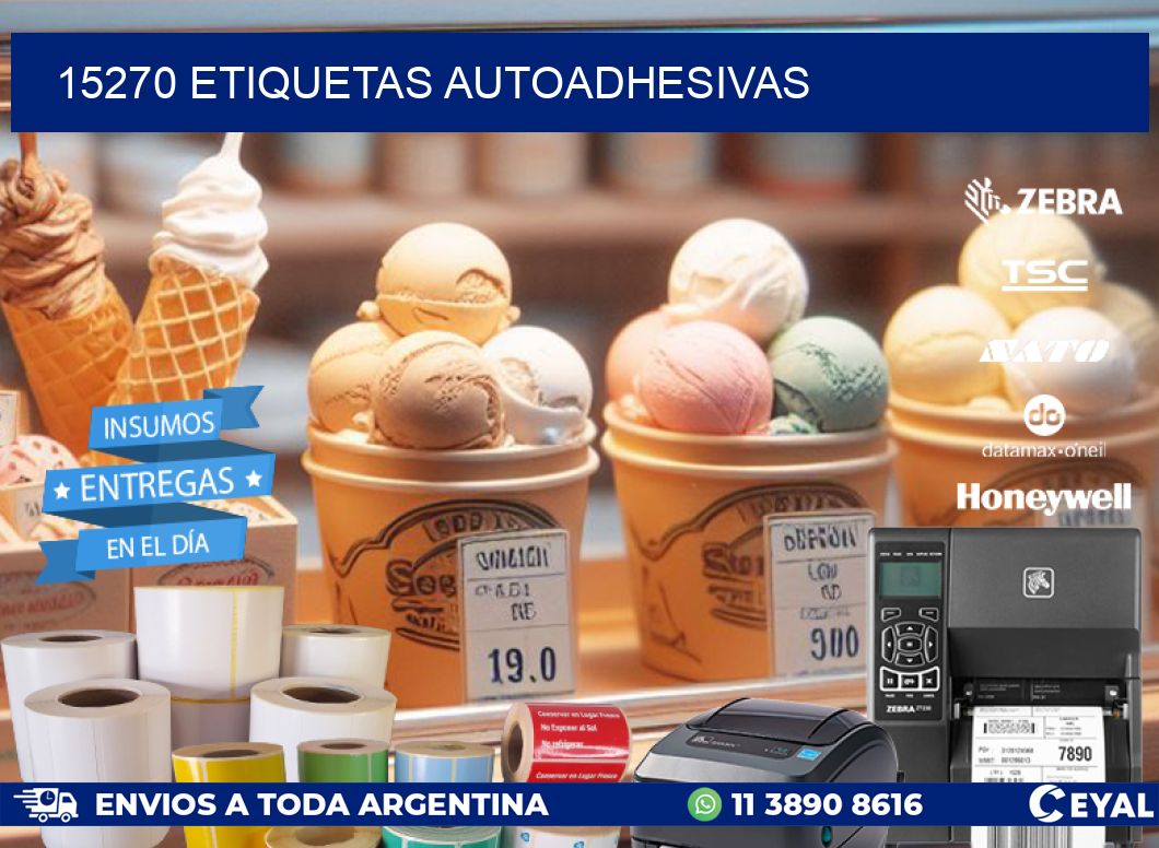 15270 ETIQUETAS AUTOADHESIVAS