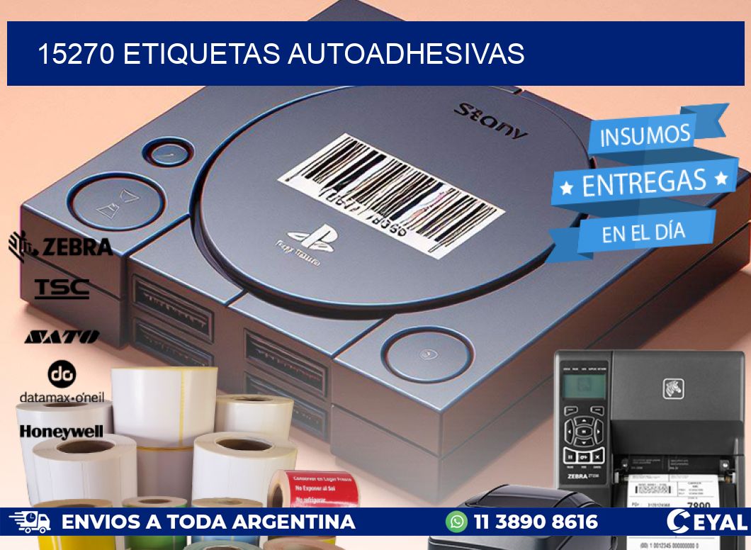 15270 ETIQUETAS AUTOADHESIVAS