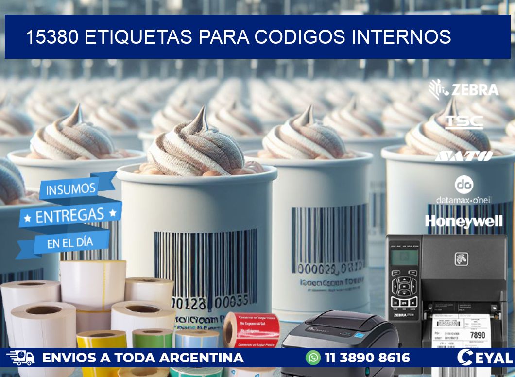 15380 ETIQUETAS PARA CODIGOS INTERNOS