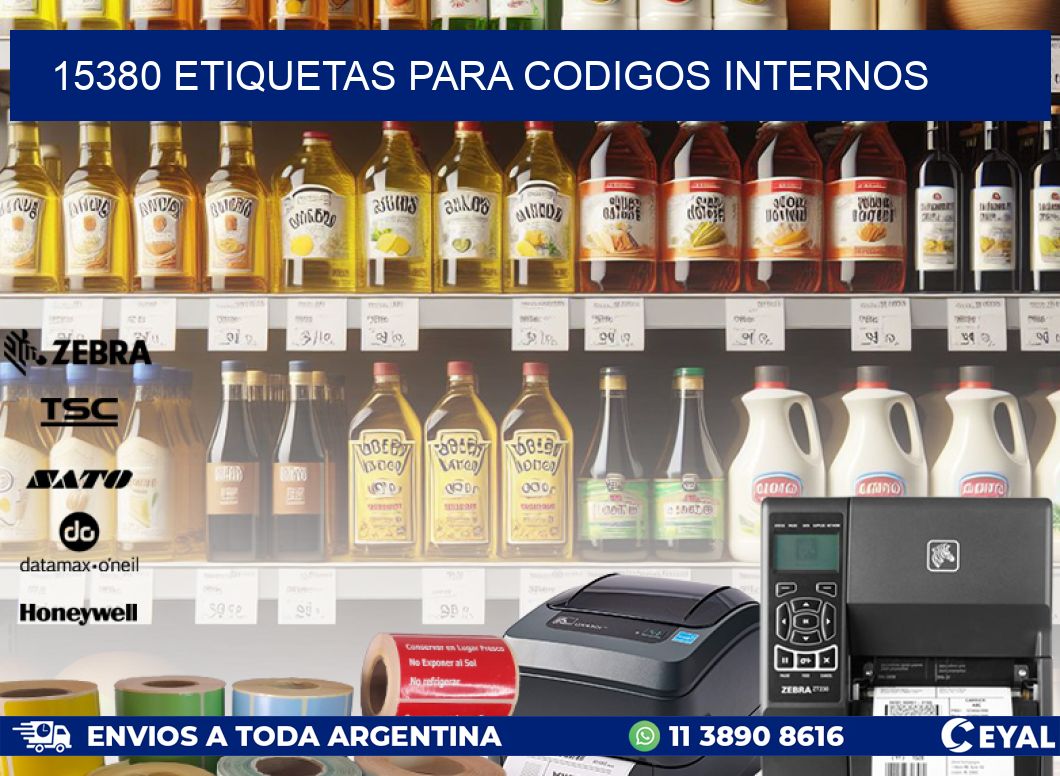 15380 ETIQUETAS PARA CODIGOS INTERNOS