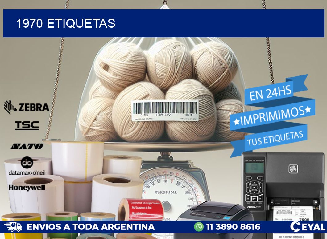 1970 ETIQUETAS