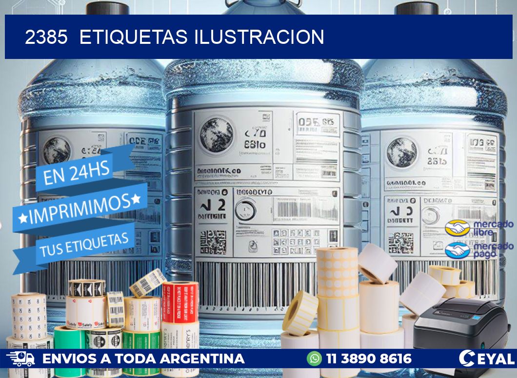 2385  ETIQUETAS ILUSTRACION