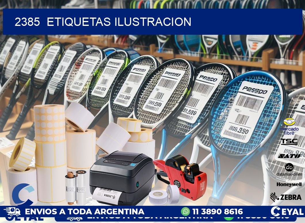 2385  ETIQUETAS ILUSTRACION