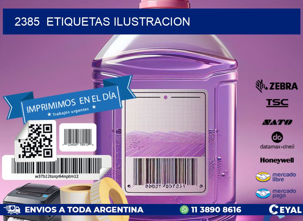 2385  ETIQUETAS ILUSTRACION