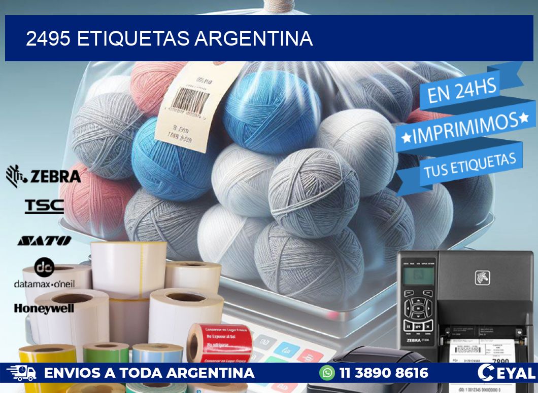 2495 ETIQUETAS ARGENTINA