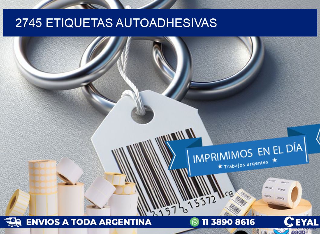 2745 ETIQUETAS AUTOADHESIVAS