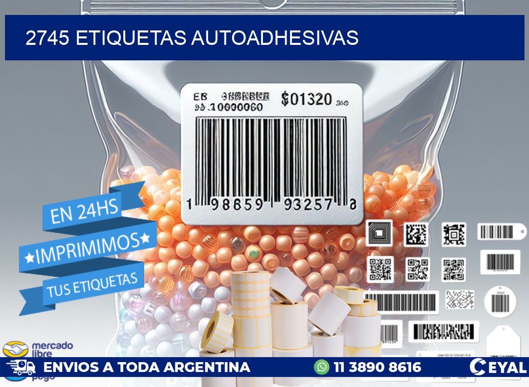 2745 ETIQUETAS AUTOADHESIVAS