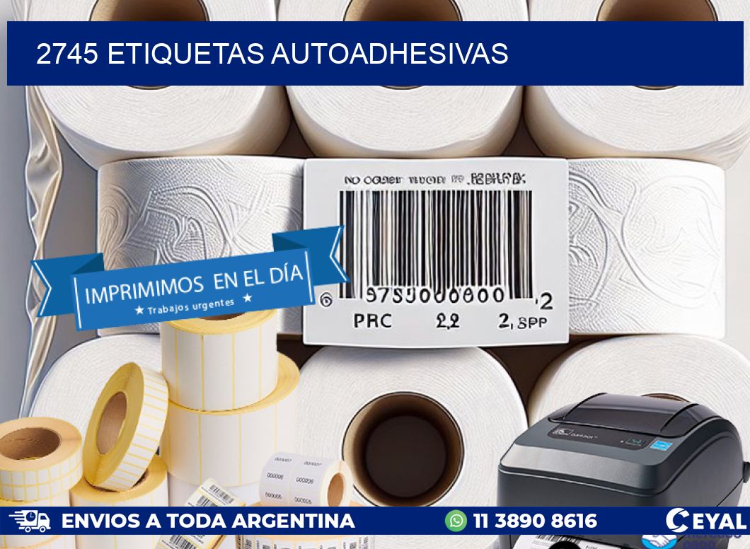 2745 ETIQUETAS AUTOADHESIVAS