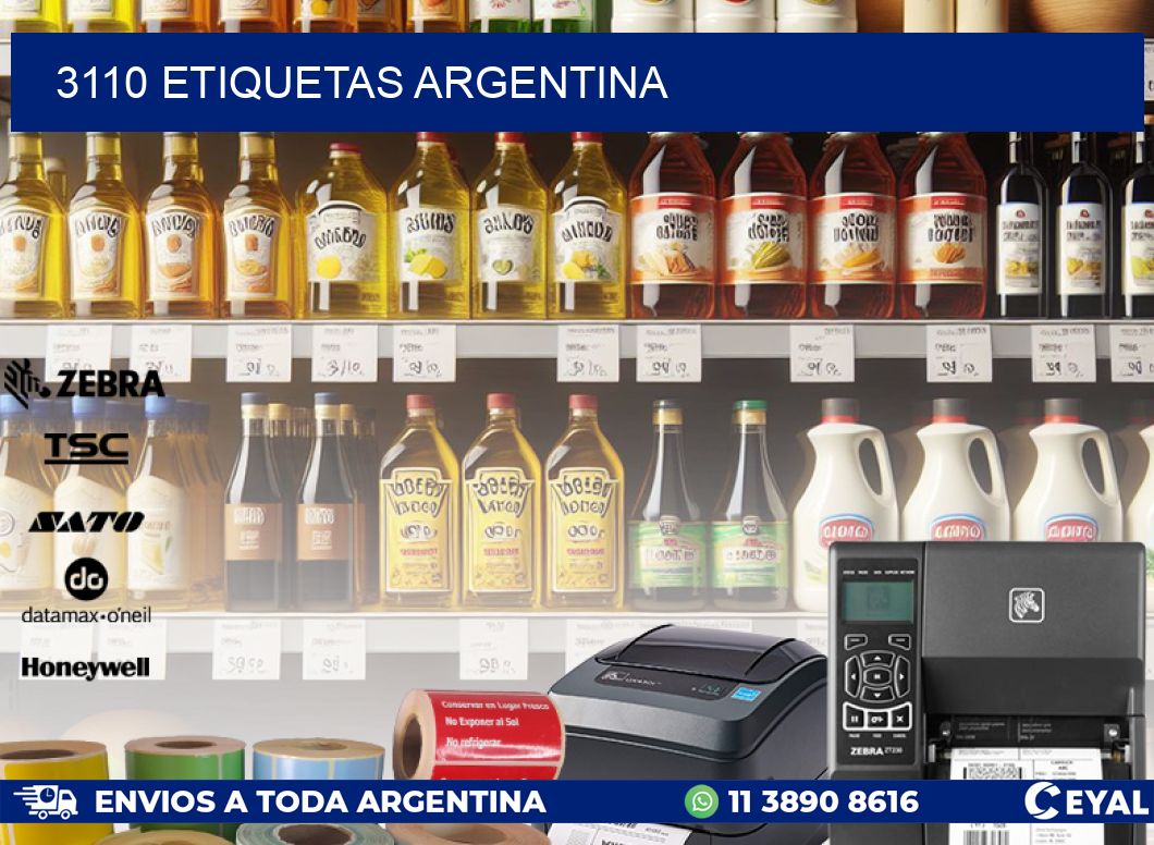 3110 ETIQUETAS ARGENTINA