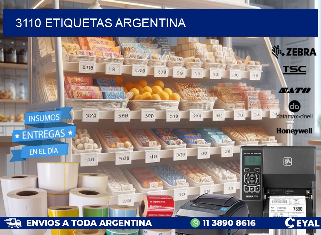 3110 ETIQUETAS ARGENTINA