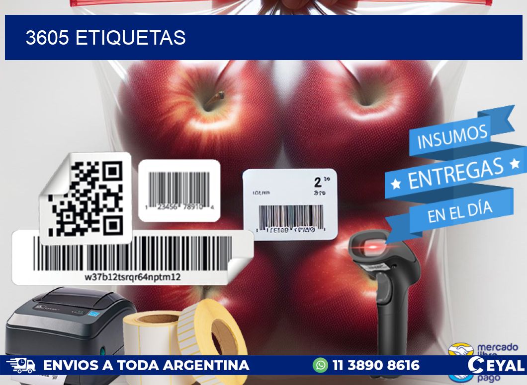 3605 ETIQUETAS