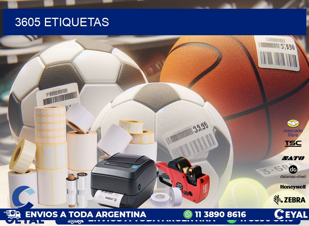 3605 ETIQUETAS