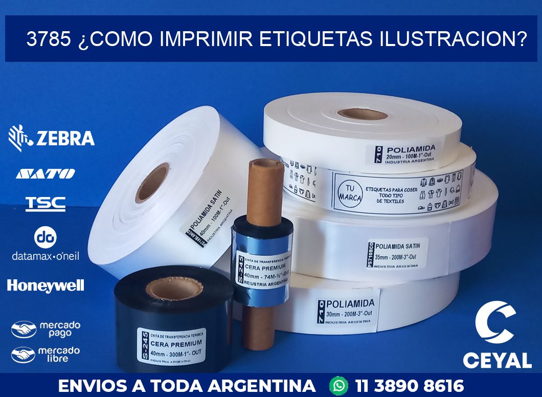 3785 ¿COMO IMPRIMIR ETIQUETAS ILUSTRACION?