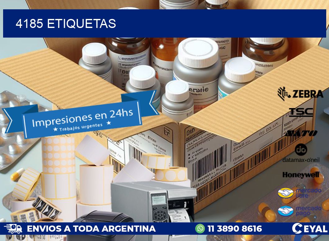 4185 ETIQUETAS