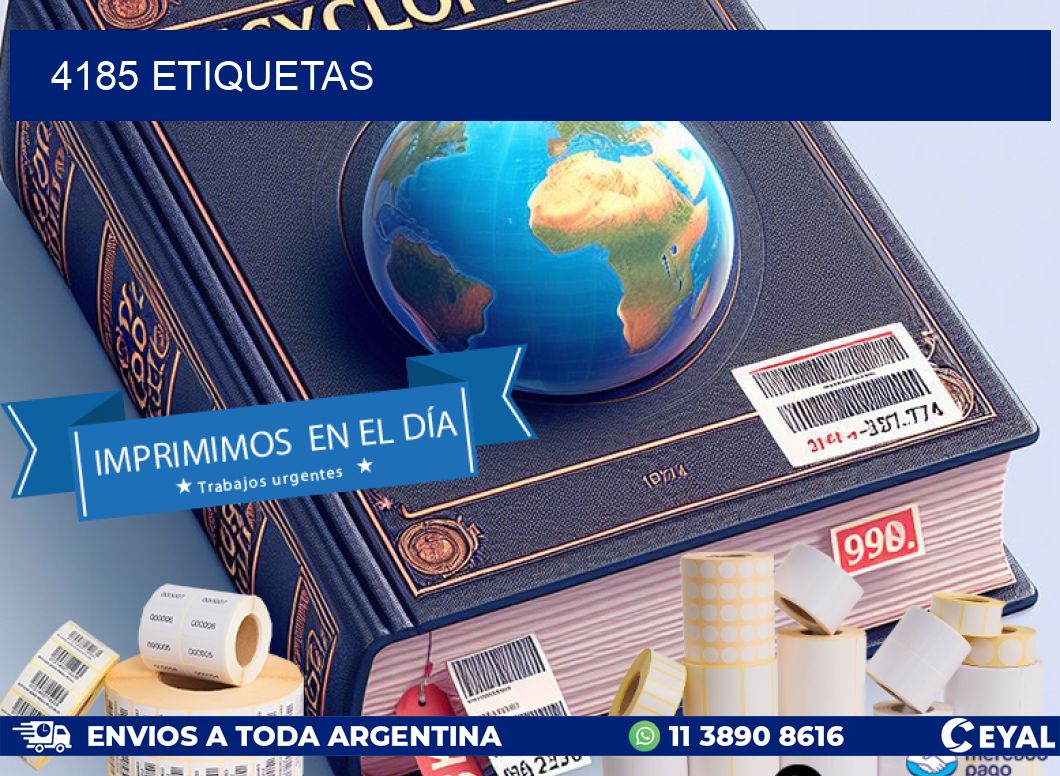 4185 ETIQUETAS