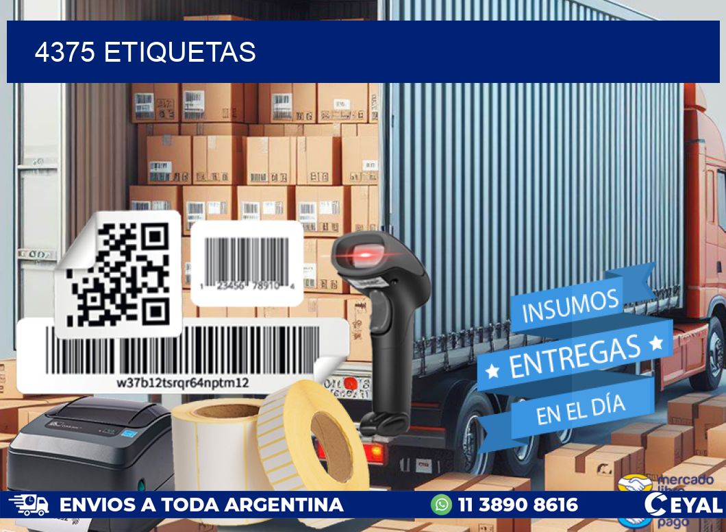 4375 ETIQUETAS