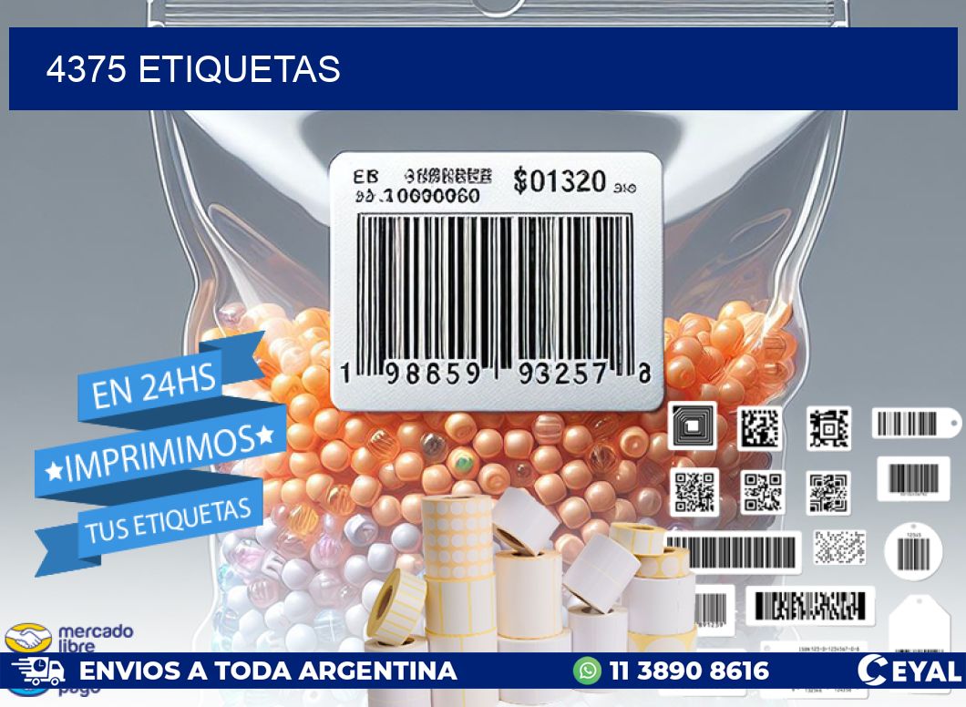 4375 ETIQUETAS