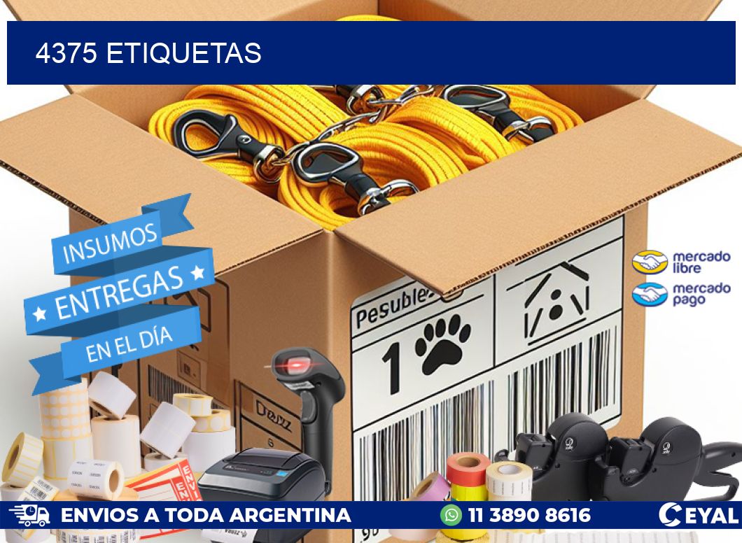 4375 ETIQUETAS