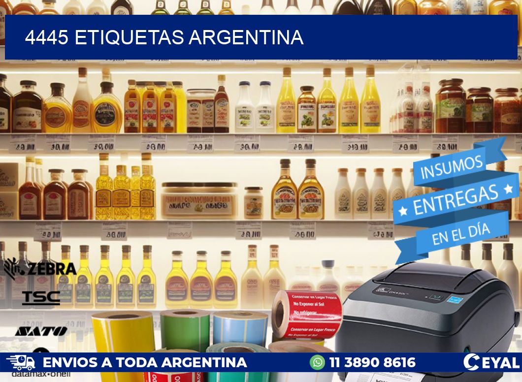 4445 ETIQUETAS ARGENTINA