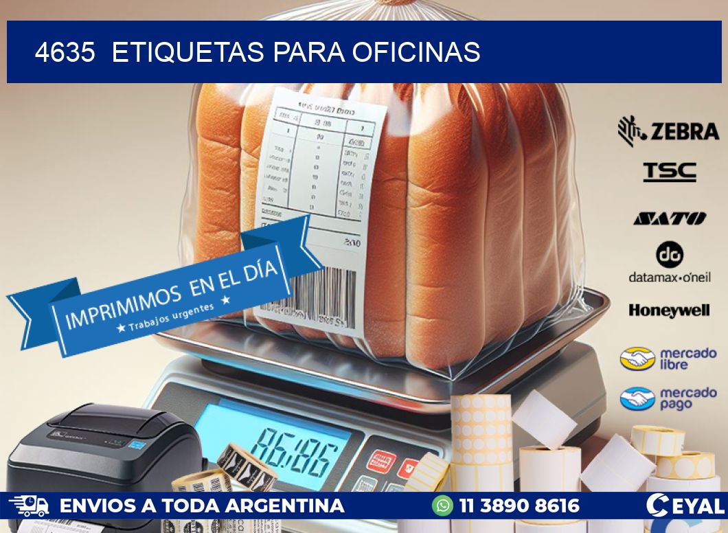 4635 ETIQUETAS PARA OFICINAS
