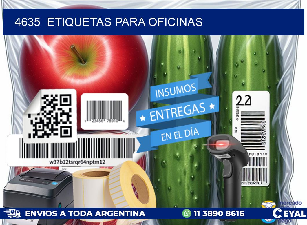 4635 ETIQUETAS PARA OFICINAS