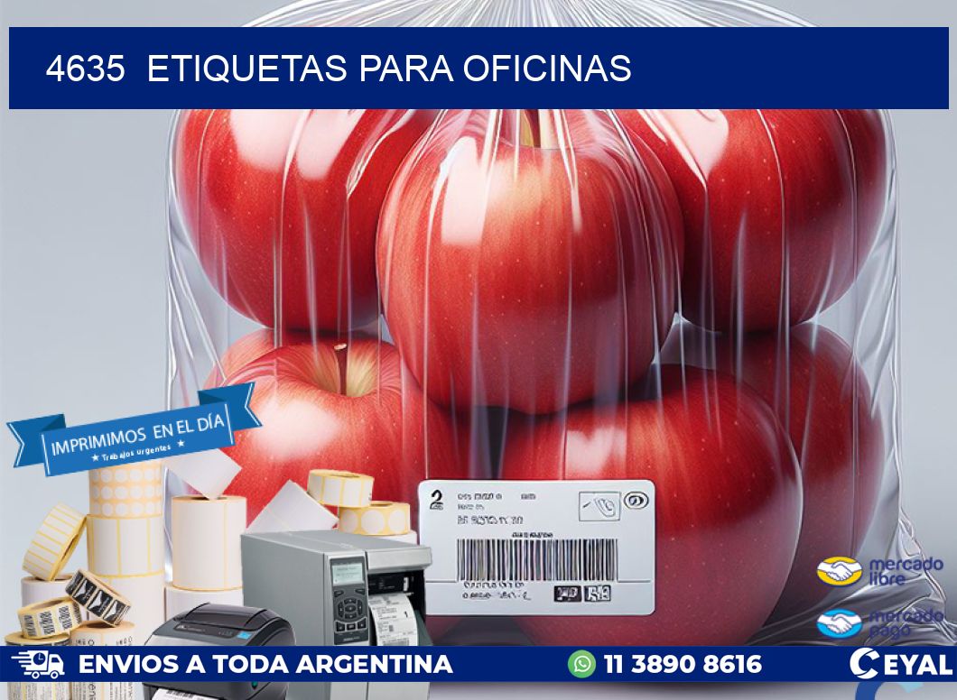 4635 ETIQUETAS PARA OFICINAS