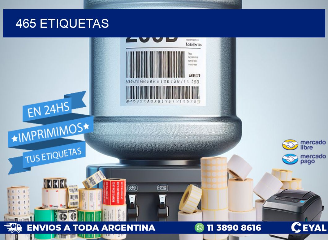 465 ETIQUETAS