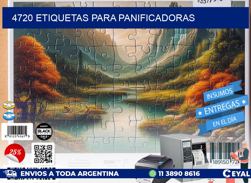4720 ETIQUETAS PARA PANIFICADORAS