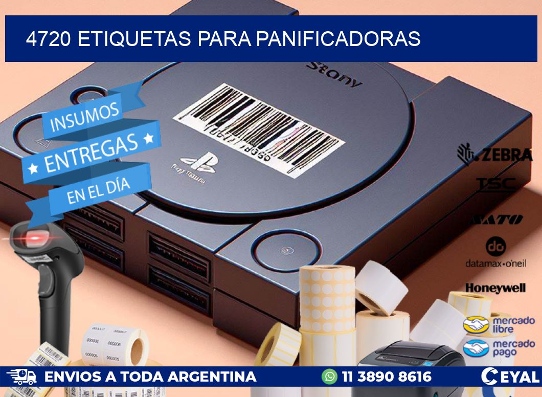 4720 ETIQUETAS PARA PANIFICADORAS