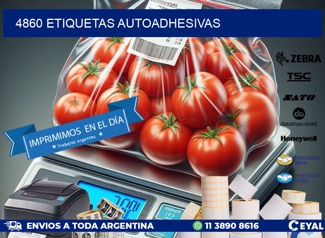 4860 ETIQUETAS AUTOADHESIVAS