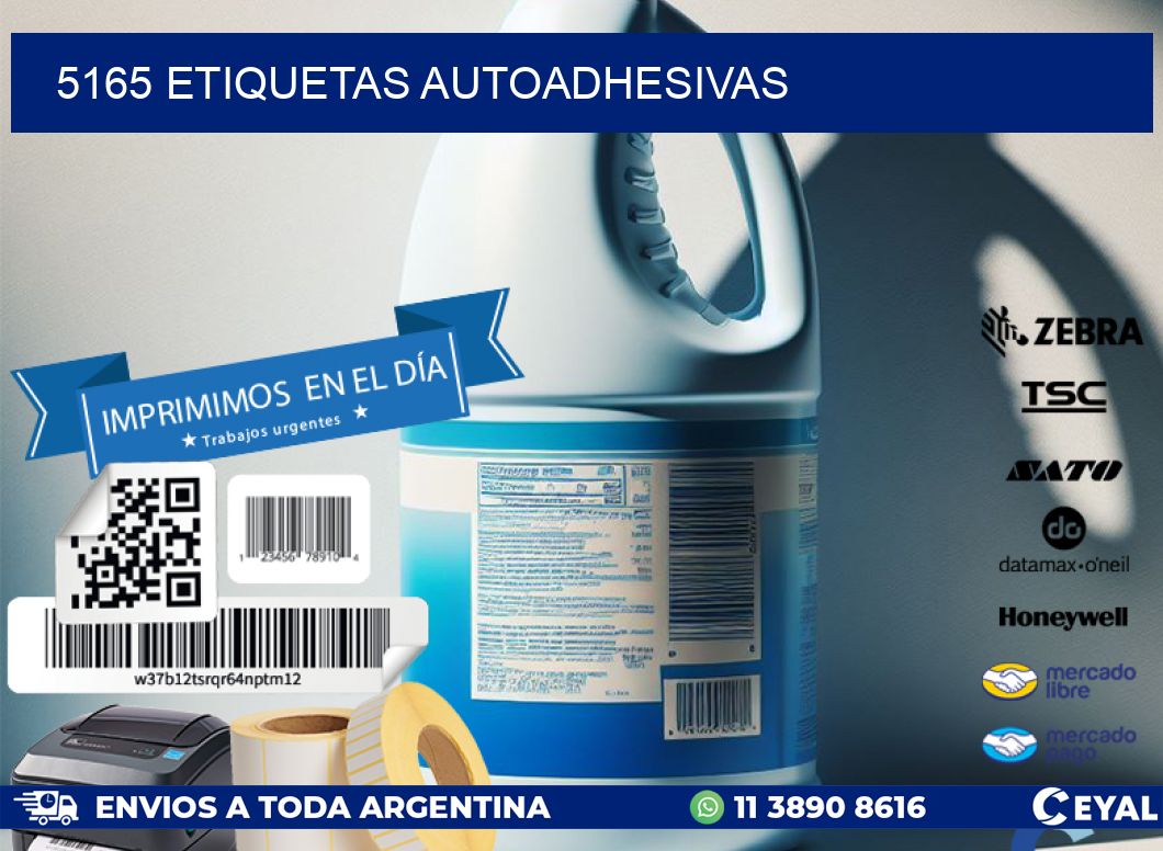 5165 ETIQUETAS AUTOADHESIVAS