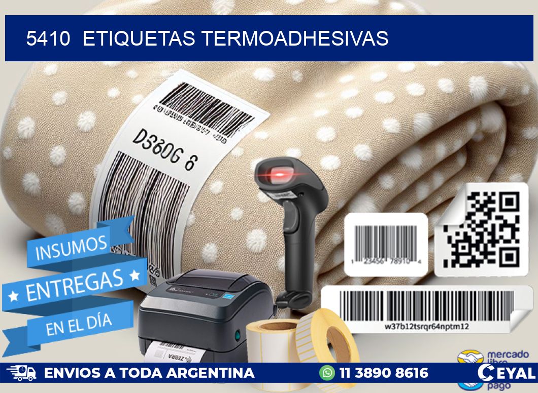 5410  ETIQUETAS TERMOADHESIVAS
