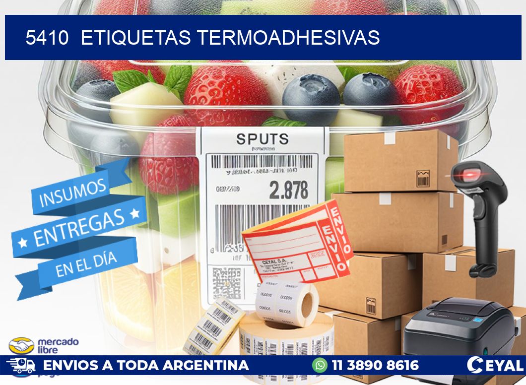 5410  ETIQUETAS TERMOADHESIVAS