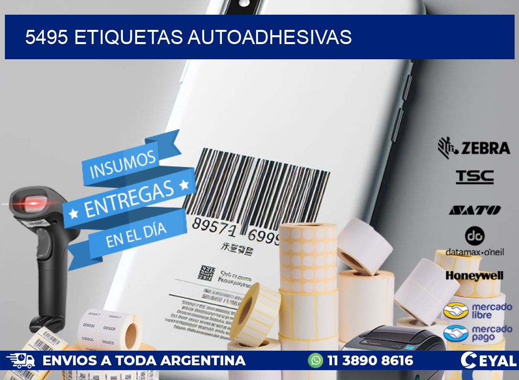 5495 ETIQUETAS AUTOADHESIVAS