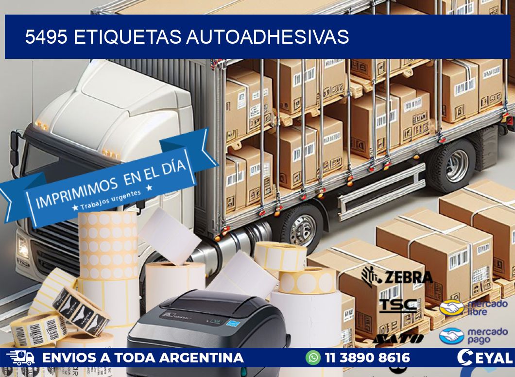 5495 ETIQUETAS AUTOADHESIVAS