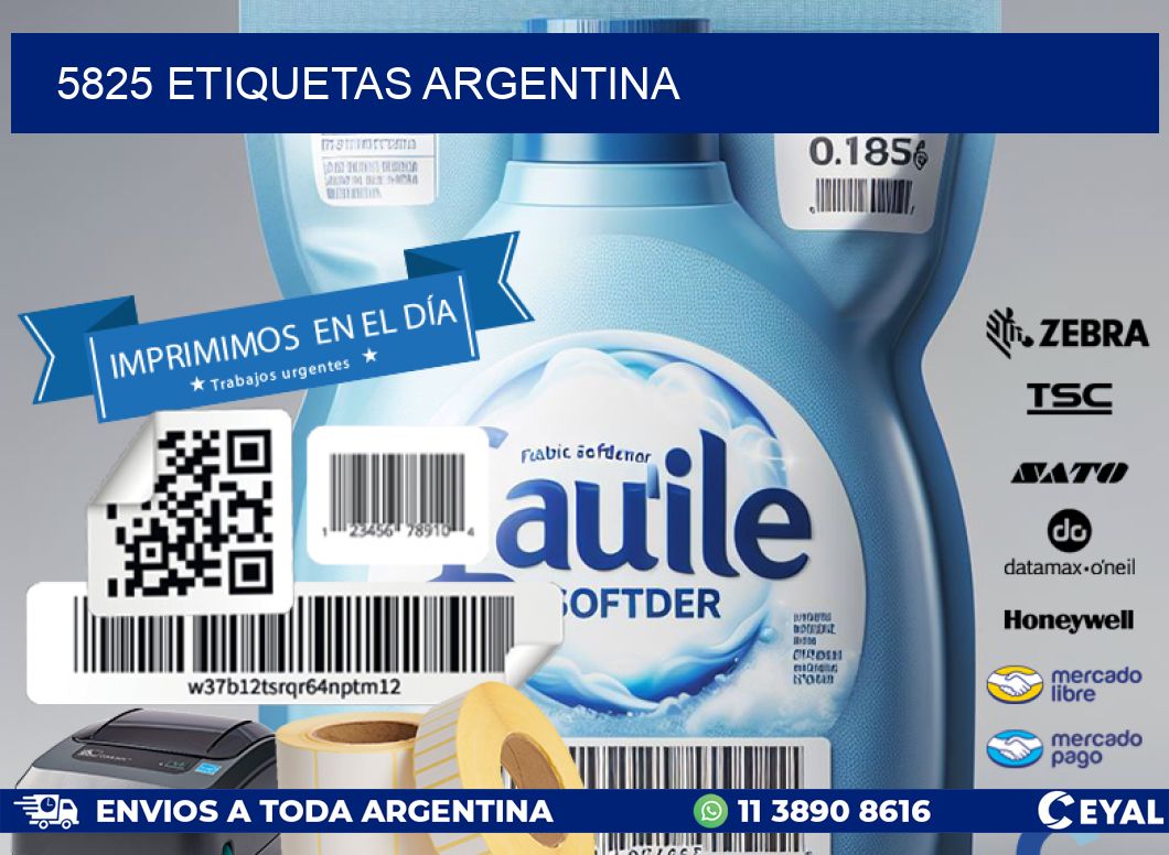 5825 ETIQUETAS ARGENTINA