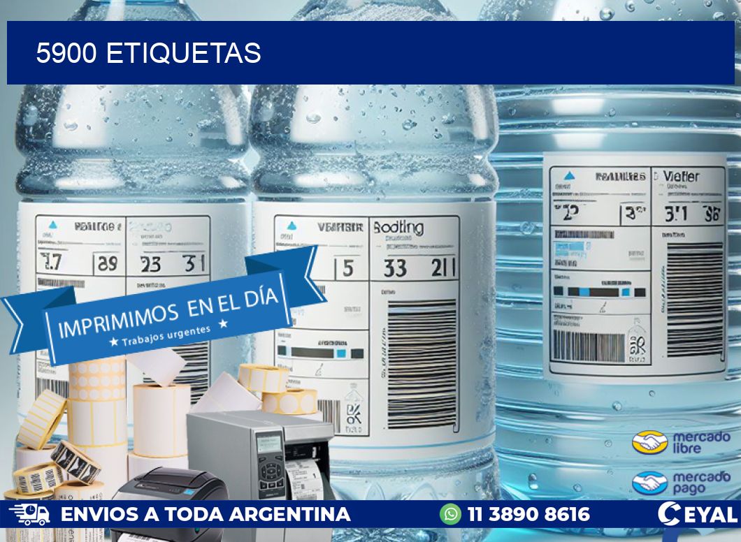 5900 ETIQUETAS