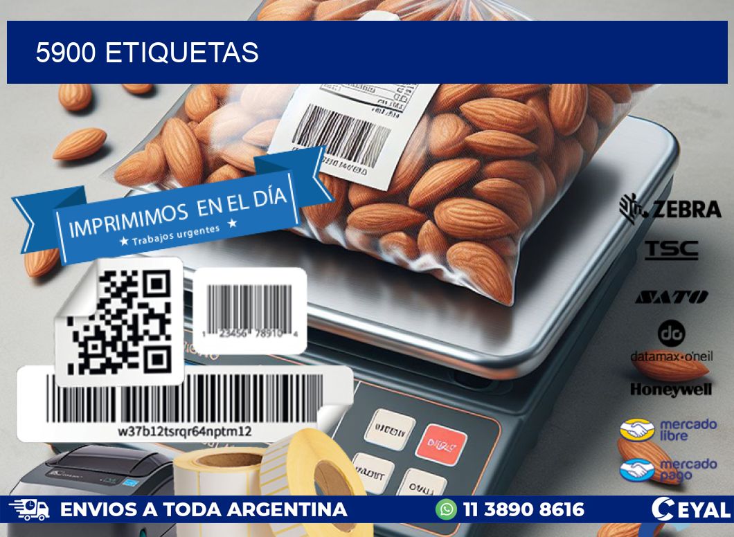 5900 ETIQUETAS