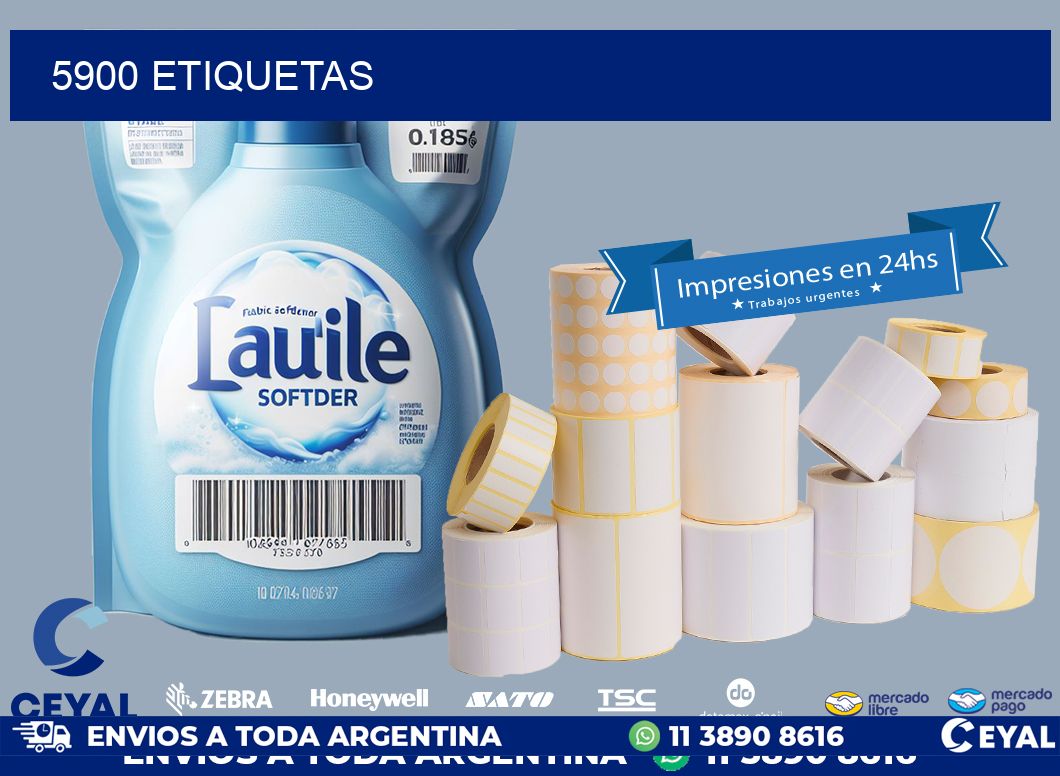 5900 ETIQUETAS