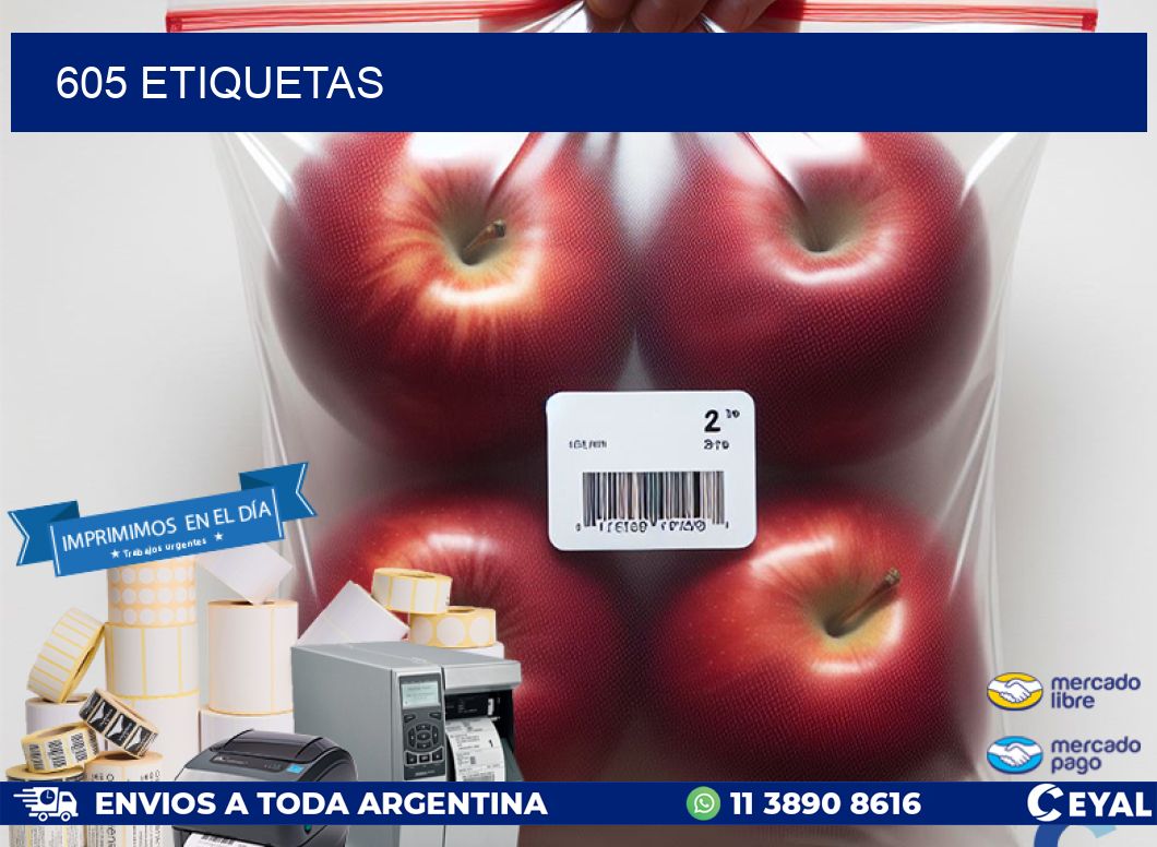 605 ETIQUETAS